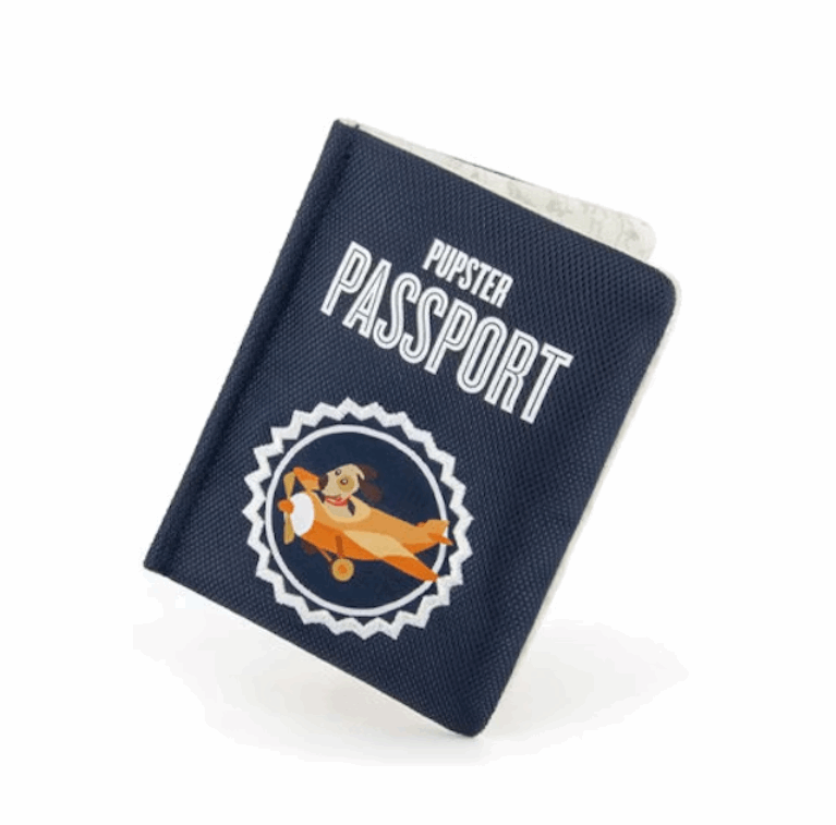 Jouet pour Chien en Forme de Passeport - Résistant, Écologique et Amusant